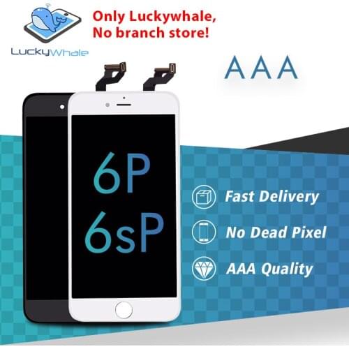 20pcs Grade AAA LCD Display For iPhone 6 Plus 6S Plus Touch Screen Digitizer Assembly Replacement pantalla no dead pixel