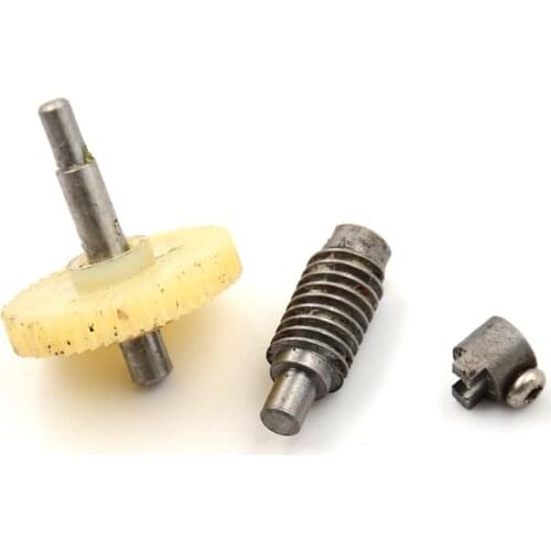 1Set Metal Wheel Speed Reducer Gearset For Plastic Worm Reduction Gear Set