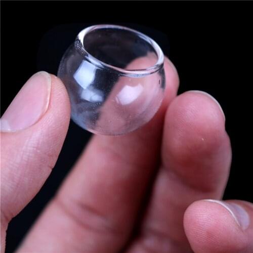 New 1PCS 1:12 Toy Pet A Glass Bowl For Fish Tank Doll House Decor Accessories Dollhouse Miniature