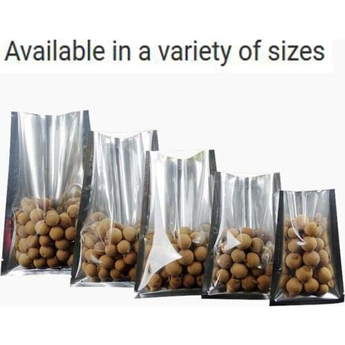 100X Aluminium foil mylar bags for food storage, vacuum sealing, heat sealing
