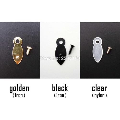 50X Black Golden Clear Transparent Metal Nylon Picture Photo Mirror Frame Backboard Brads Turnbutton Turn Button Rotating Fixing