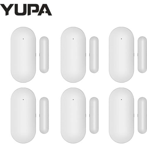 PB68R Wireless Magnetic Door & Window Sensor with EV1527 Coding Mode RF 433MHz for Home Security Alarm System Burglar Alarm Kits