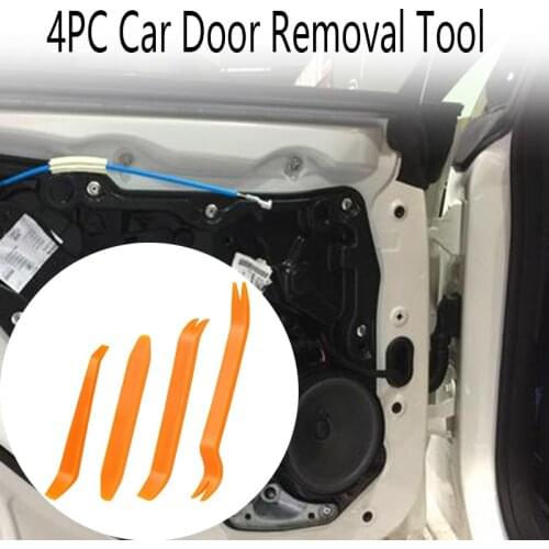 4pcs Car Inner Removal Tool Remover Puller Pry Tool Car Door Panel Trim Upholstery Retaining Clip Plier Hand Tool Set