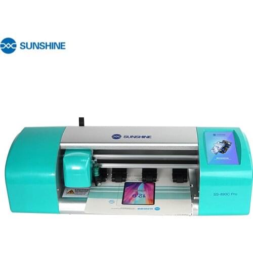 Intelligent film cutter machine Sunshine SS-890C Pro Max For ipad phone Below 16 inch front/back protect films cutting tool