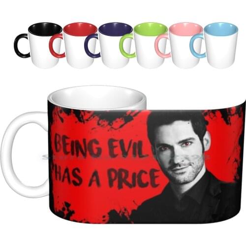 Lucifer Ceramic Mugs Coffee Cups Milk Tea Mug Lucifer Serie Tv Show Tv Tv Series Tv Serie Lucifer Tom Ellis Decker Decketer Dan