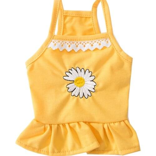 Summer Cat Dog Dress Pet Clothes Puppy Yorkshire Pomeranian Costumes Poodle Bichon Dog Clothes For Small Dogs Clothing Skirt