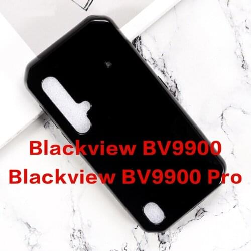 Soft TPU Back Cover Case For Blackview BV9900 Matte Black Case For Blackview BV9900 Pro Anti-knock Gel Pudding Silicone Cases