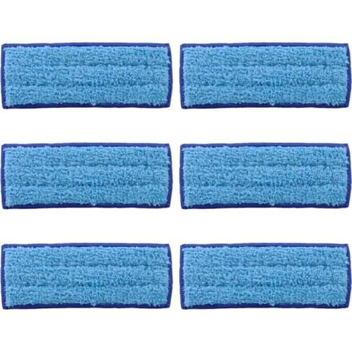 896A 6 Pcs Vacuum Cleaner Replacement Mop Compatible with Braava Sweeper Robot Wet Dry Mopping Pads Washable Cloths Vacuum