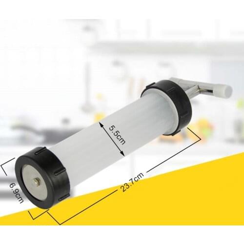 Stuffer Sausage Filler Salami Maker Hand Operated 23.7cm Stainless Steel Stuff Kitchen