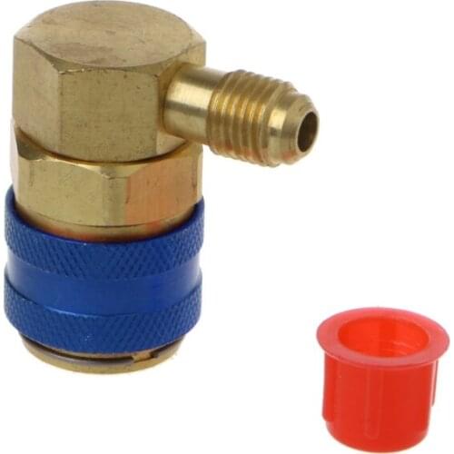 2020 New AC R134A Quick Connector Adapter Coupler Auto A/C Manifold Gauge Low/High HVAC