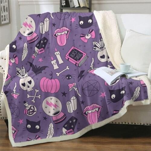 New bedside table science lesson bed sheet chemical biophysics soft blanket witchcraft blanket