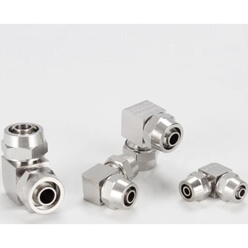 OD 6mm 8mm 10mm 12mm Hose Tube 90 Degree Elbow Air Pneumatic Fast Twist Fitting Quick Connector