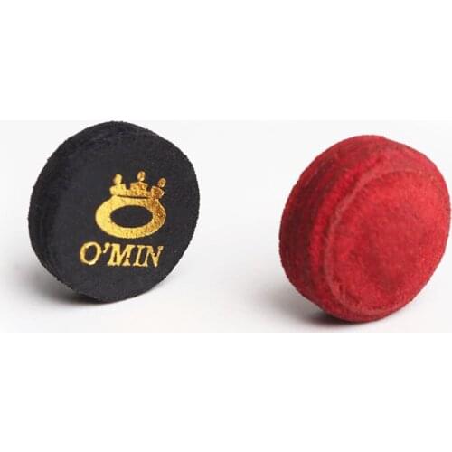 Omin Snooker Cue Tips Billiards Accessories Supplies 5 Layers M Hardness Hand-Selected Leather Premium Quality High Elastic Tip