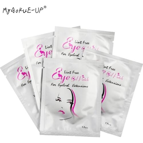 200pairs Eyelashes Patches Under Gel Eye Pads For Eyelash Extension Grafted Eye Lash Makeup Tools