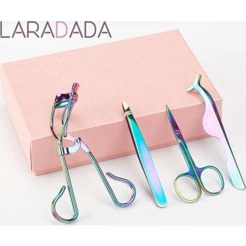 Professional Rose Gold Eyelash Tweezers Curler Eye Lashes Curling Clip Eyelash Cosmetic Makeup Tools Accessories For Women