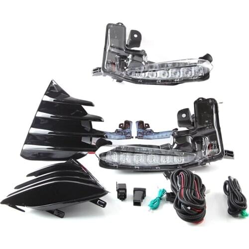 Fog Light Front Bumper Lamp Day Driving Fog Lamp Daytime Running Light for Toyota Corolla SE 2017 2018