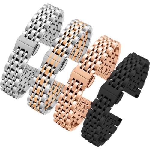 Female stainless steel watchband for AR1926/AR1925/AR1909/AR1956/11244 Gypsophila watch strap 14mm 16mm 18mm 20mm 22mm bracelet