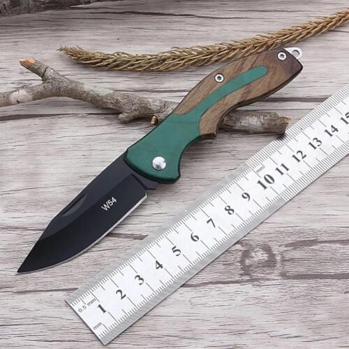 Free shipping new product Outdoor camping steel handle folding knife portable camping tool Household Fruit knife