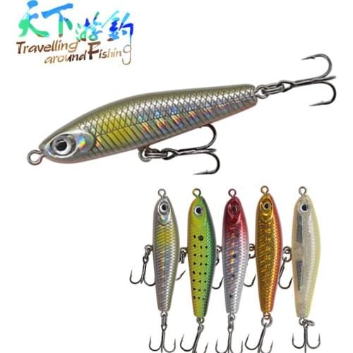 TAF Jerkbait Fishing Lure 40mm 3.5g Sinking Pencil Hard Bait Wobbler Swimbait Isca Artificial Pesca Freshwater Fishing Equipment