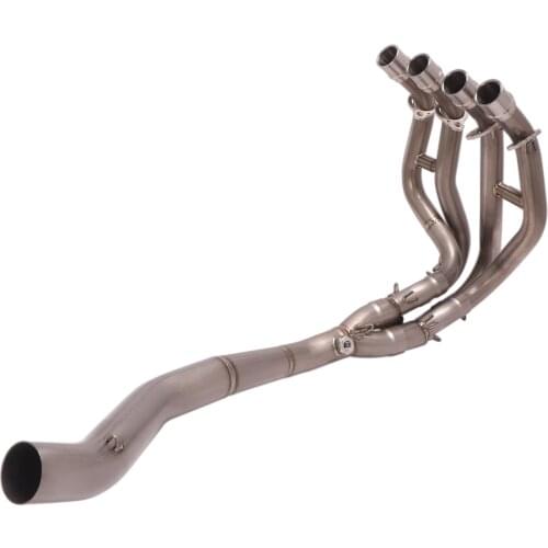 Escape Motorcycle Exhaust Front Connect Pipe Head Link Tube Exaust System Titanium Alloy For Kawasaki ZX25R All Years