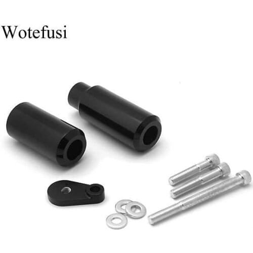 Wotefusi New Black Motorcycle Frame Sliders For Kawasaki ZX-6R ZX-6RR 636 05-06 Free Shipping [P400]