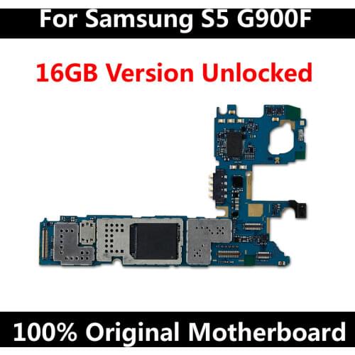Factory Unlocked Original Phone Motherboard For Samsung Galaxy S5 Logic Board G900M G903F G901F G900I G900F G900H WithFull Chips