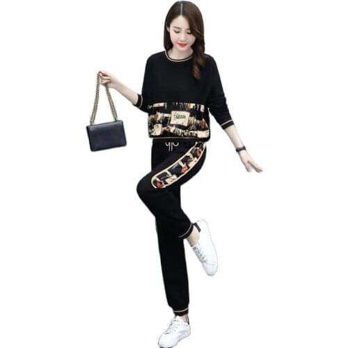 2021 Summer New Womens Two-piece Set Loose Irregular Shirt And Pants 2PCS Fashion Casual Large Size 3XL Female Pants Suit H237