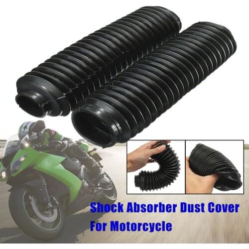 1 Pair Motorcycle Front Shock Absorber Dust Cover Fork Rubber Gaiters Boots For CQR Motorcycle Accessories Parts