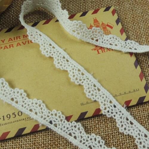 1Yard 90CM Latest Lace Fabric White Lace Trim Ribbon Guipure Collar Sewing Trimmings Clothing Dress Decoration Materials YU43