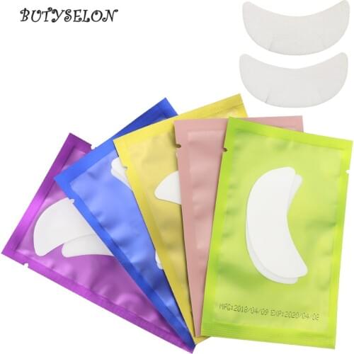 100Pairs/Lot Eyelash Lash Extension Under Eye Gel Pads Eye Patches Lint Free Lash Extension Makeup tools Mask Beauty Tool