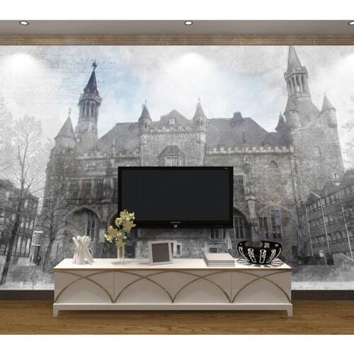 8d Large Murals Christian Church Building 3d Murals Wallpaper for Living Room TV Background 3d Wall Mural Wall paper
