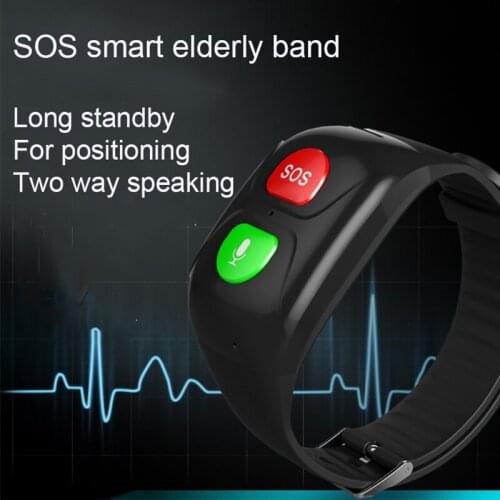 Anti Lost OLED Child GPS Tracker SOS Smart Monitoring Positioning Phone older GPS men women Watch Compatible IOS & Android