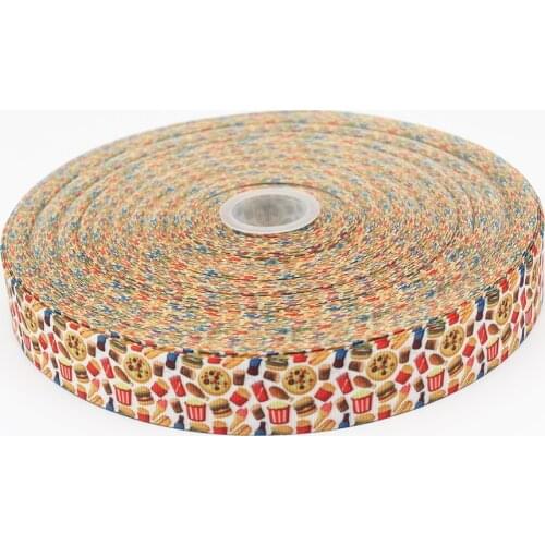 22150 Grosgrain Ribbon Design Customized ​Logo Printed for DIY Hair Bows Earrings Hair Clips Crafts 25-75MM