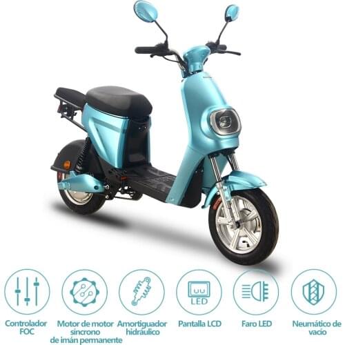 GTR6 350W 48V Electric Motorcycle Removbale Lithium Battery Powered Two Wheels For Adult Women Men Electric Scooter