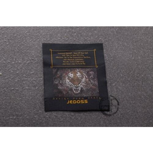 Custom logo brand name woven clothing labels tags,customized clothes garment etiquetas main label tag for clothing labels GQLB01