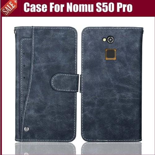 Hot Sale! Nomu S50 Pro Case High Quality Flip Leather Phone Case Protective Cover For Nomu S50 Pro Case With Card Slots