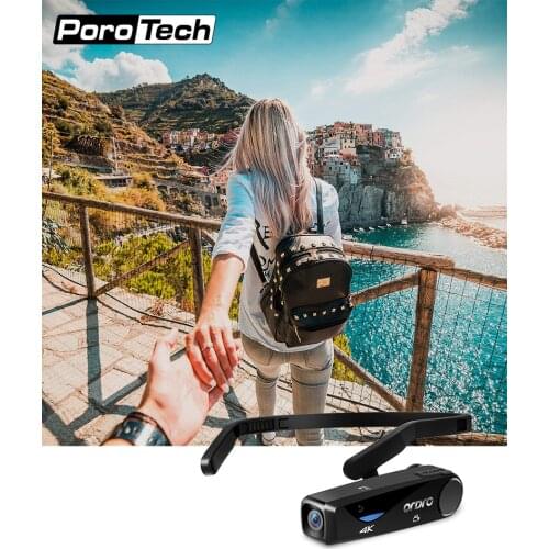 YouTube Camera for Vlog EP6 Wearable Video Camera 4K 60fps HD Ultra-compact Body Camera Recording Imitating Eyes View Angles