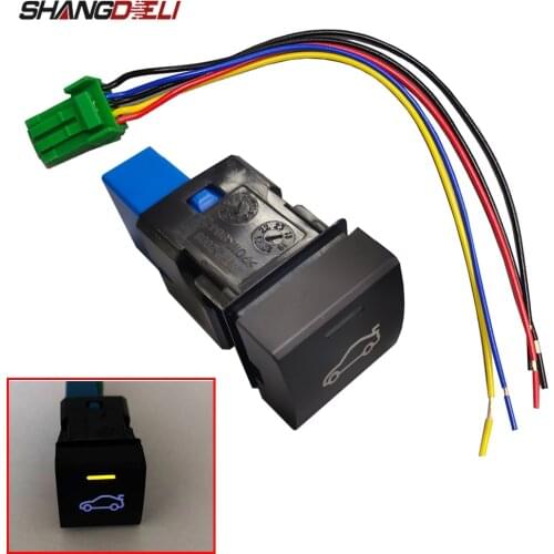 Car Trunk Switch Button Rear Door Tailgate Switch with Connection Wire for Toyota Camry 2018 for Avalon Rav4 2019-2020