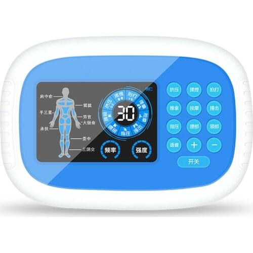Multi Function HD Display Charging Double Output Acupuncture Massage Apparatus Physiotherapy Instrument Digital Electronic Home