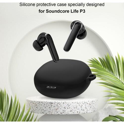 Soft Silicone Cover For Anker Soundcore Life P3 Washable Protective Cover Lightweight Case Impact-resistant Waterproof Sleeve