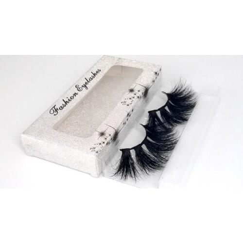 Fluffy 25mm Real Mink Eyelashes 10 Pairs 3D Thick Long Full Strip Eyelash Vendor Dramatic 14mm-25mm Makeup Lashes Wholesale