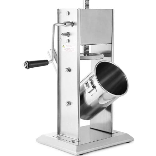L Sausage Filler Stuffer Vertical 304 Food Grade Stainless Steel Salami Maker Commercial Grade Restaurant Meat Filler-2 Speeds