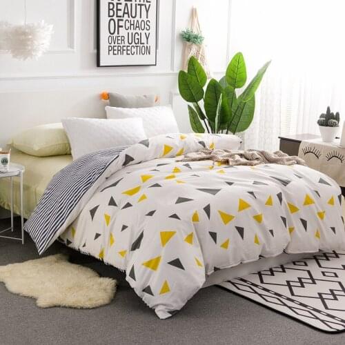 2018 Spring high quality and simple 100% cotton Duvet Cover sets