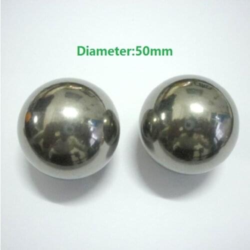2pcs/lot Diameter 50mm high quality 304 stainless steel balls Dia 50 mm bearing balls
