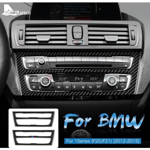 Airspeed for BMW F20 F21 1 Series Accessories Car Interior Carbon Fiber Air Conditioning CD Console Panel Cover Trim Car Styling