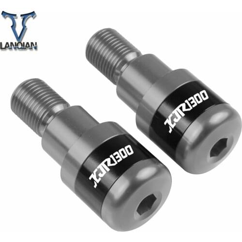 For YAMAHA xjr1300 xjr-1300 1999-2016 Motocycle Accessories HandBar Ends Hand Bar Ends Motorbike handbar ends with xjr1300 logo