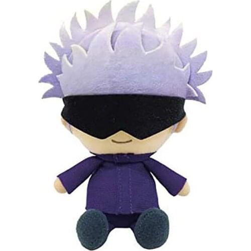 Anime Plush Jujutsu Kaisen Uoozii Gojo Satoru Plushie Kawaii Doll Cute Stuffed Anime Figure Toy Jujutsu Plush 15cm