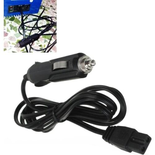 1PC 200cm DC 12V Car Cooler Cool Box Bumper Cigar Lighter Plug Mini Fridge 2 Pin Lead Cable Plug Wire Replacement For Going Out
