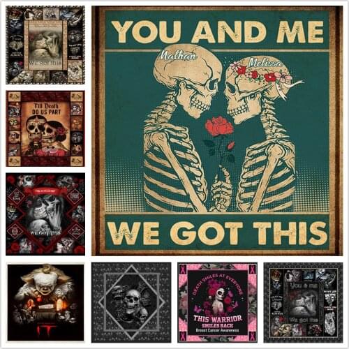 3D Skull Large Carpet Halloween Party Floor Area Rug Coffee Table Mat Soft Flannel Memory Living Home Carpets Rugs Foam Room For