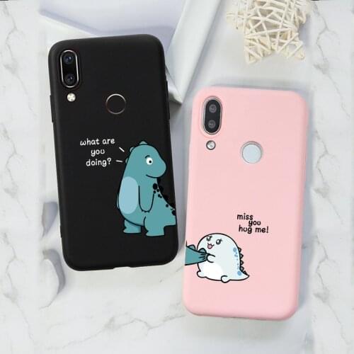 Case for Xiaomi Mi 11 Note 10 9 8 A3 A2 Lite A1 Cartoon Silicone Case for redmi note 7 8 9 Pro Cute Animal Dinosaur Coque Cover